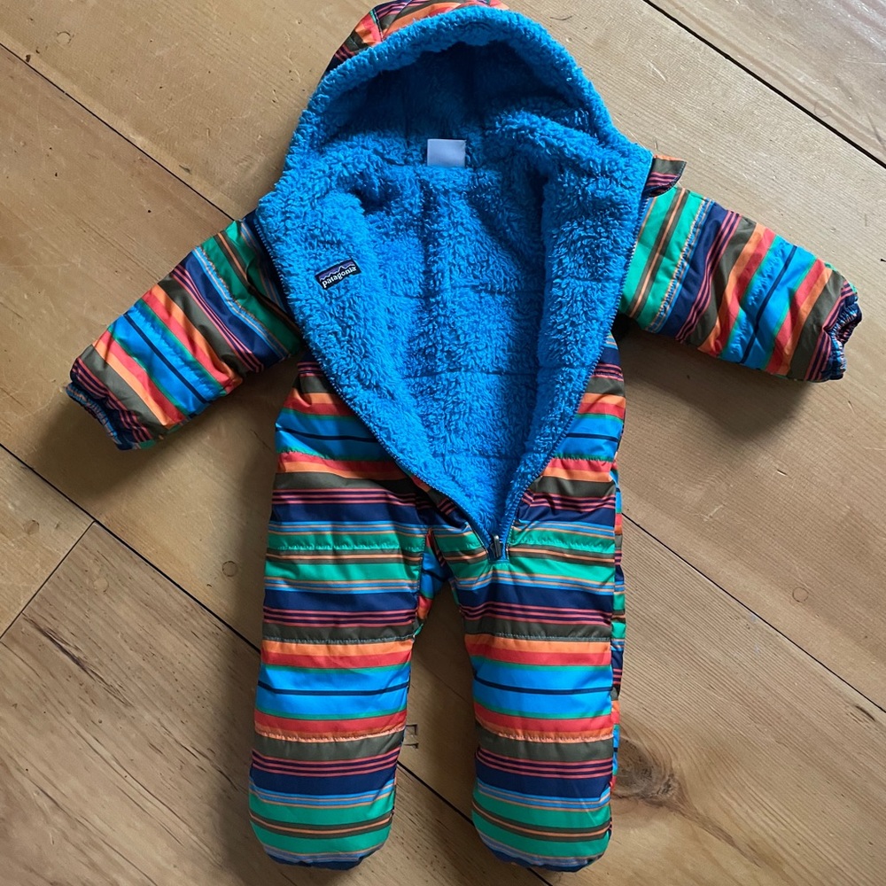 Reversible Patagonia Infant Bunting/Snowsuit